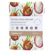 Tabitha Eve Keukenspons - Dragonfruit Wasbare spons van bio-katoen met plantaardige kern
